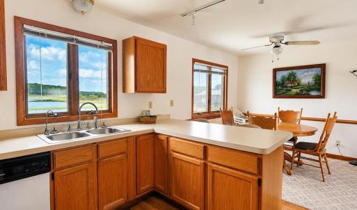 Open Dining and Kitchen Area
