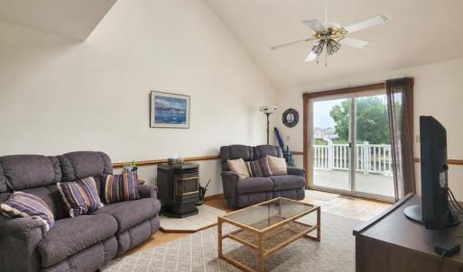 Living Room with Deck Access