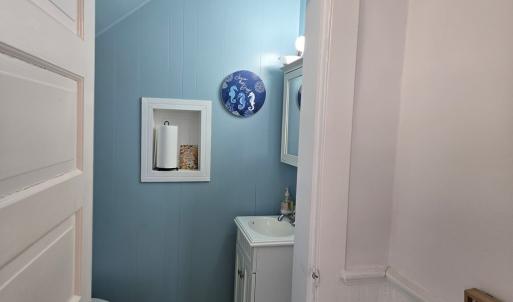 Half bath downstairs