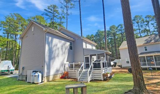 Large screened porch and open deck