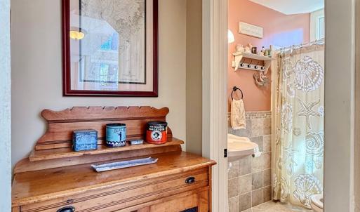 hallway to bath - downstairs