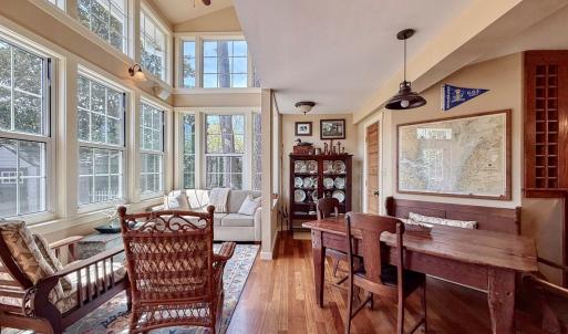sunroom/dining area