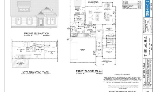 Floor plan with side load garage