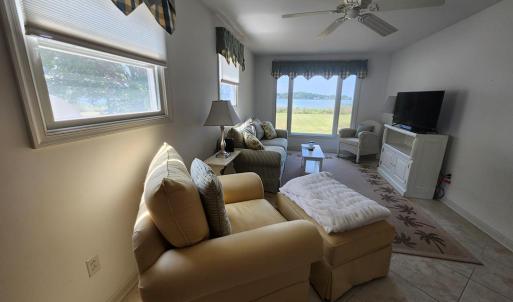Guest Room/Library, With Waterview