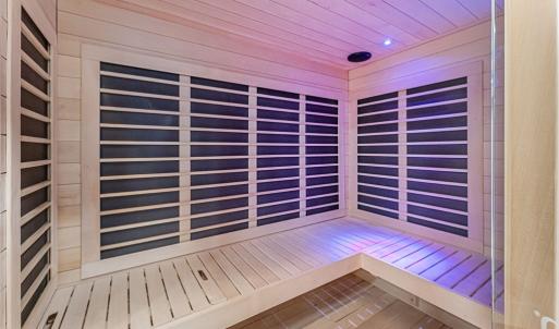 Sauna included on back deck.