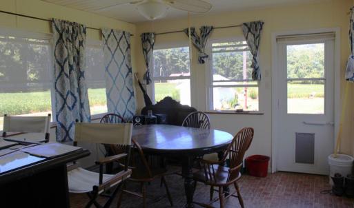 sunroom off back of the house