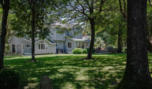 Back view of home