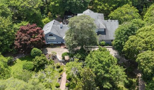Aerial view of home