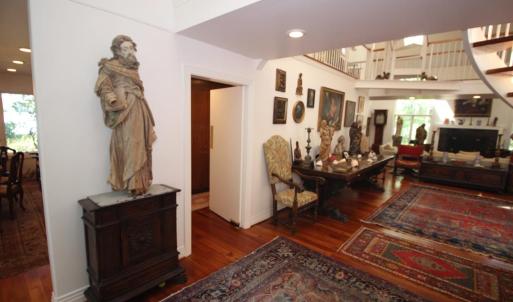 Living room. , The formal dining room is to the left