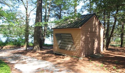 Storage shed.