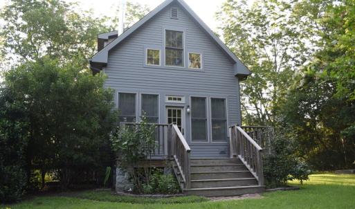 Deck side of house