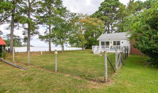 Partially fenced in yard for Pups!
