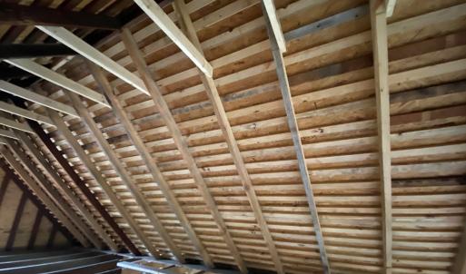 New roof rafters.