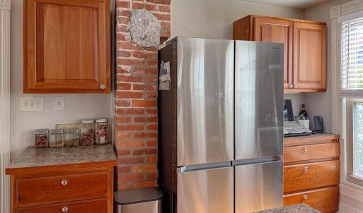 Kitchen w/Exposed Brick