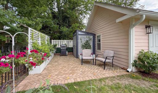 Paver Patio & Shed