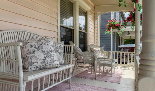 Open front porch