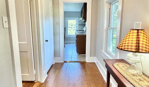 Hallway view from Living Room to Kitchen
