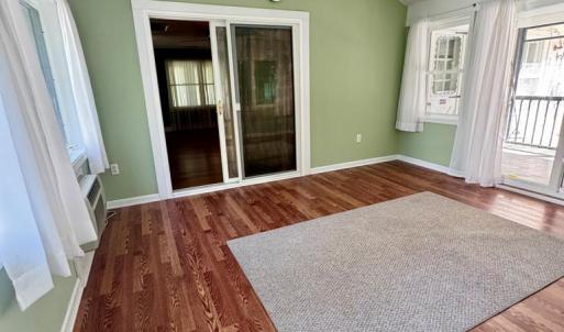 Sunroom leading into family room