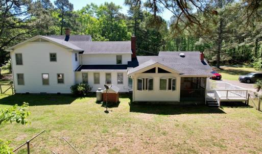 Rear of home.