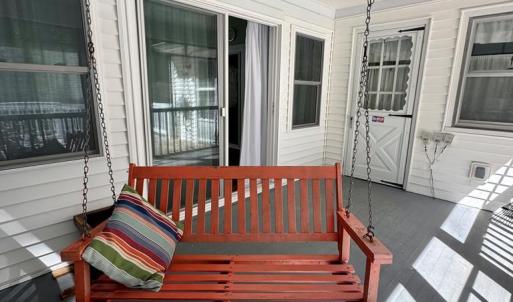 Screen porch off of sunroom