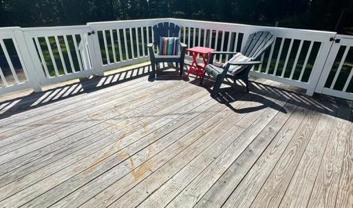 Rear deck