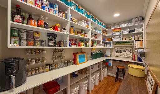 Massive Pantry with Sheving