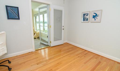 Office, This could used as additional bedroom if needed but is currently set up as an office with built in desk. Direct access to the Sunroom.