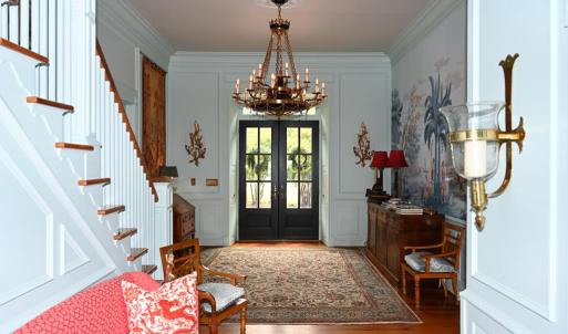 Foyer from rear entrance