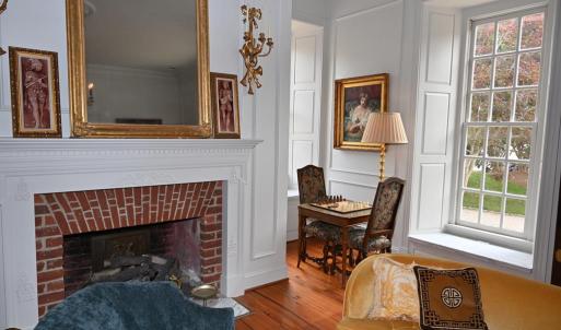 parlor game table corner