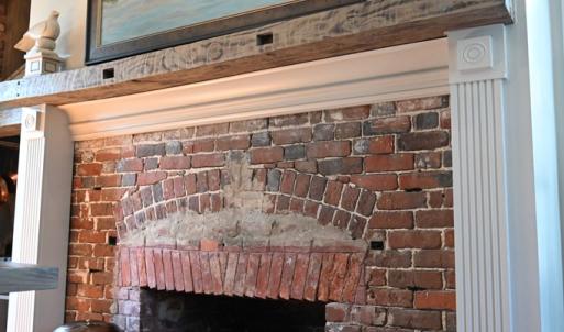 Kitchen fireplace
