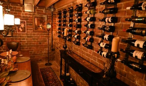 extraordinary wine room / dining hall