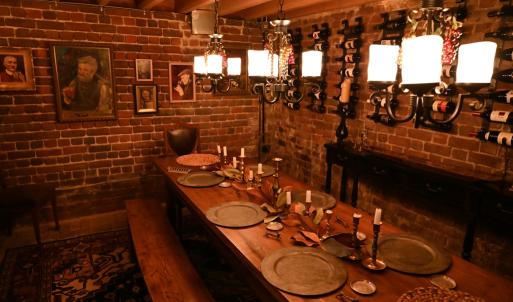 elegant setting for dining
