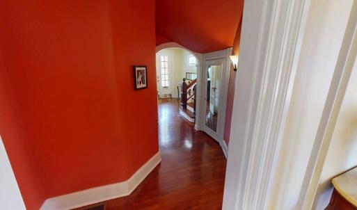Hallway with arch