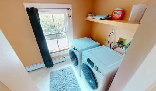 Laundry area on first floor