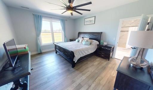 Luxurious primary suite.