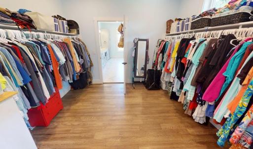 Massive walk-in closet.