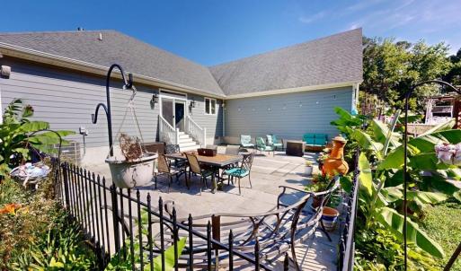 Rear patio.