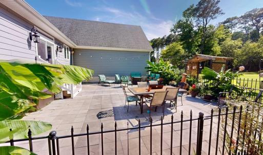 Rear patio