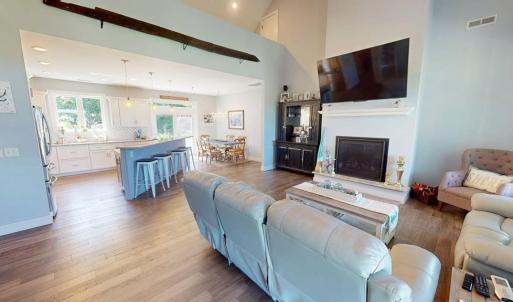 Open concept living.