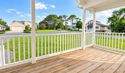 Covered front porch