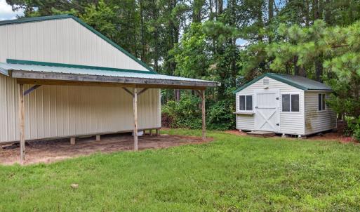 Small Shed and Pole barn