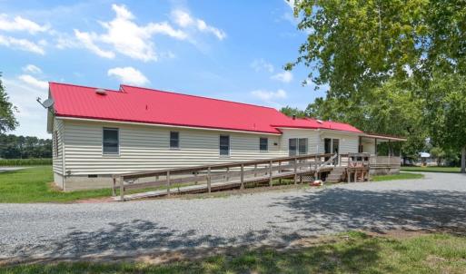 Handicap ramp to main house