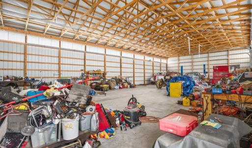 Interior View of large pole barn