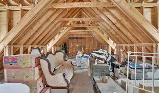 Storage over Garage, Plenty of space and electric to finish for additional space