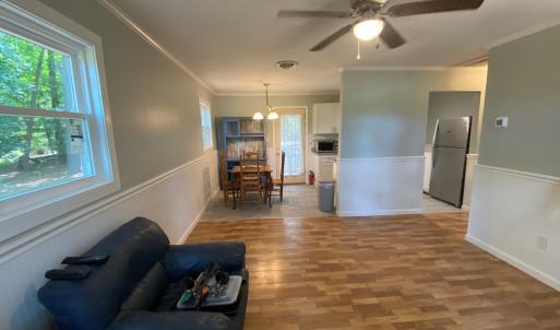 living room to kitchen