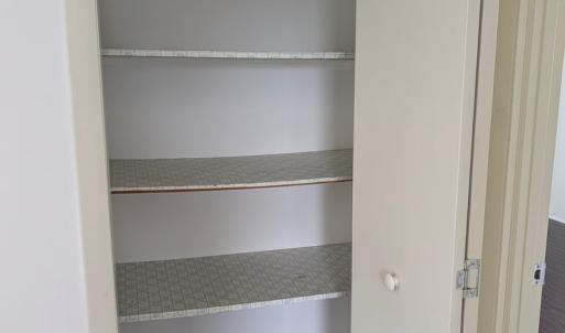 Linen closet, Linen closet in uptairs hallway