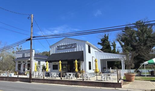 Buttercups restaurant right on Courthouse Rd. in historic Eastville.