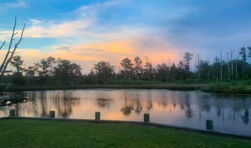 Sunset view of the tidal creek