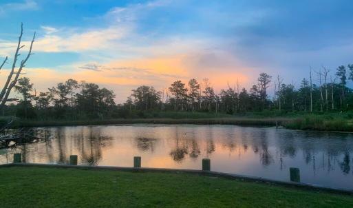 Sunset view of the tidal creek