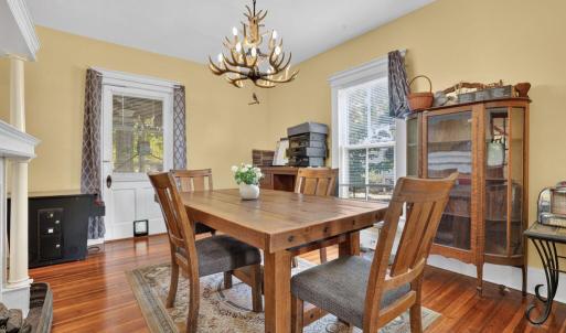 Dinning Room, Exterior door leads to screen porch